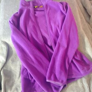 Dark purple zip up fleece 5/$10